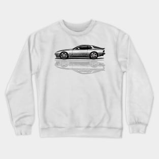 Youngtimer german sports car Crewneck Sweatshirt